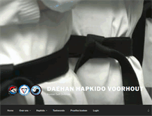 Tablet Screenshot of koreahapkido.nl